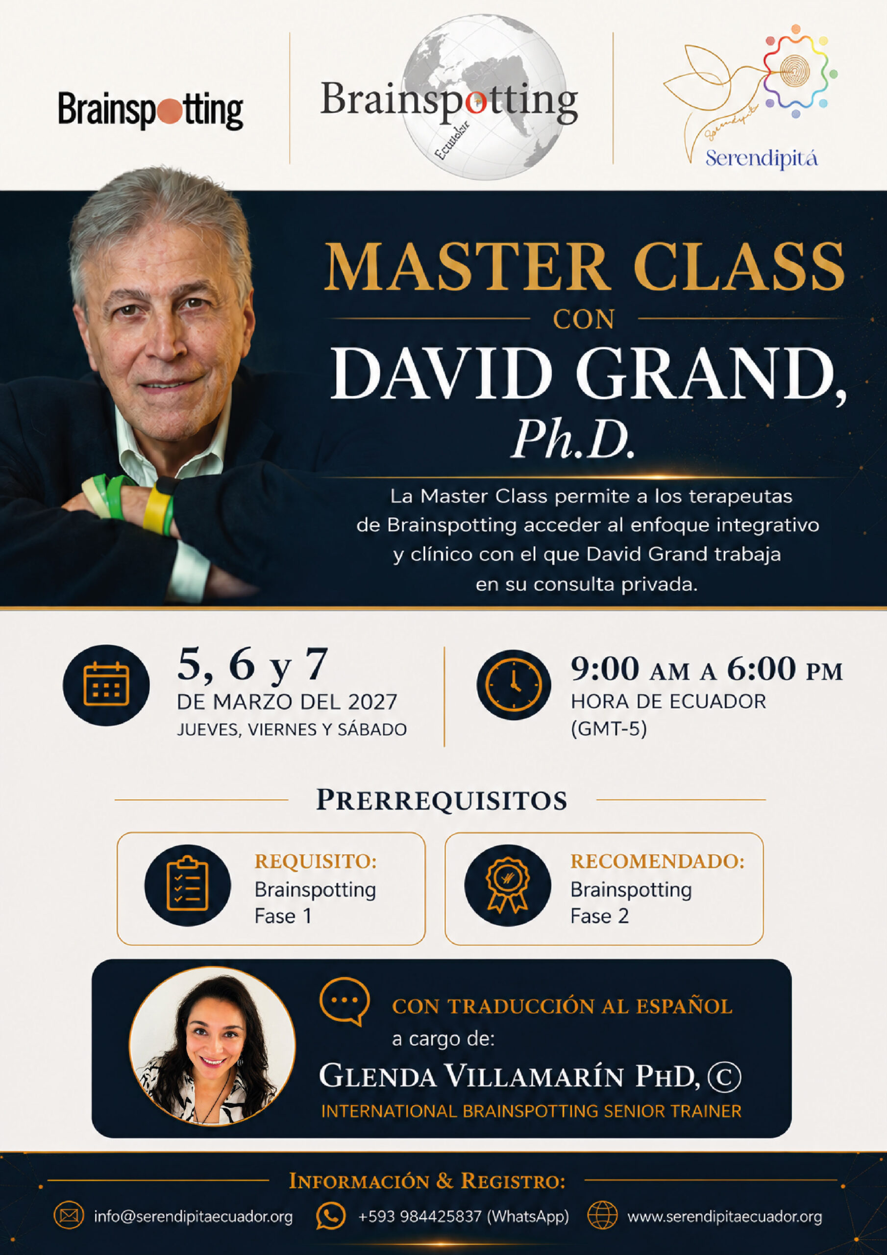 MASTER CLASS BRAINSPOTTING - DR. DAVID GRAND - Image 2